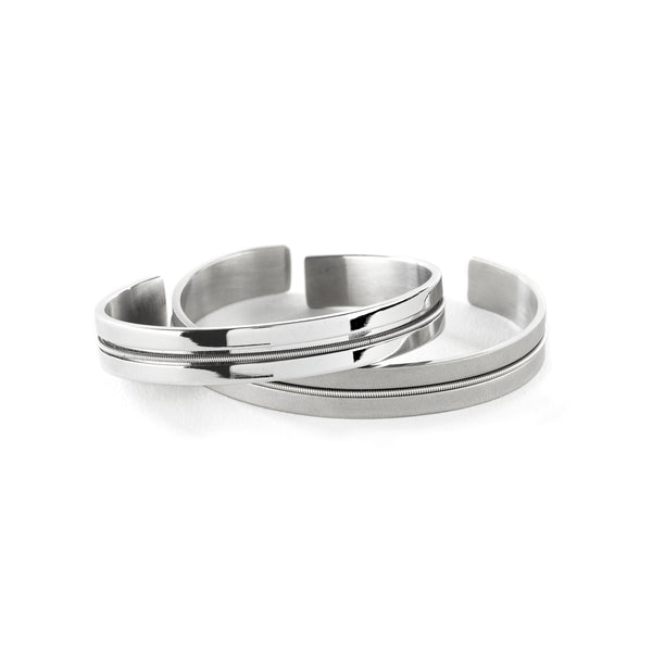 Sterling Silver High Polished Wide Cuff Bracelet